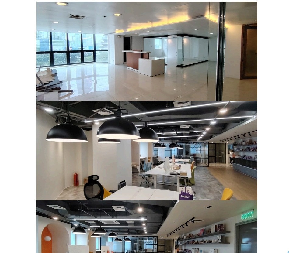 Completed multi-floor corporate interior fit-out at Octagon Center, Ortigas