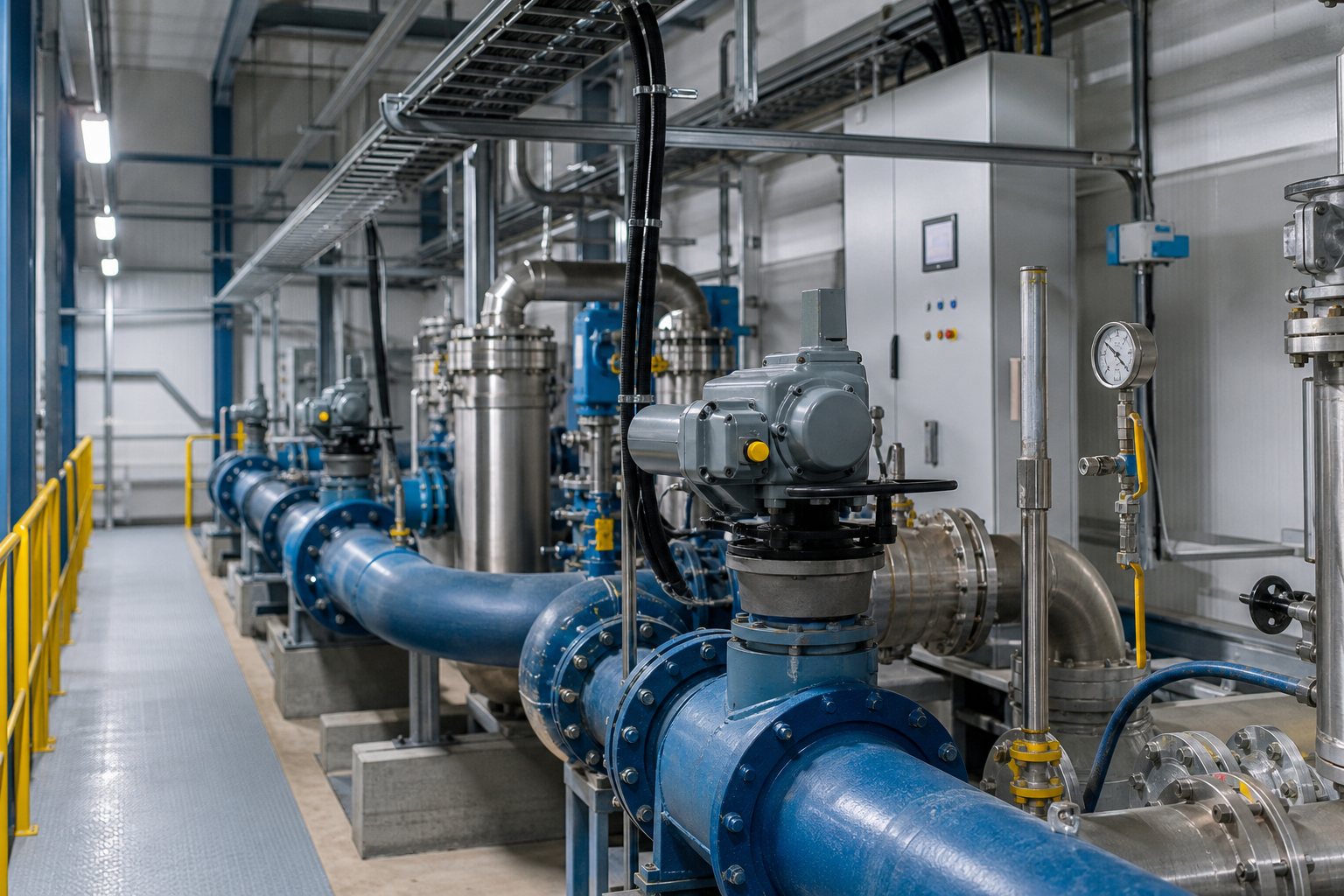 Representative industrial automation and utility systems facility
